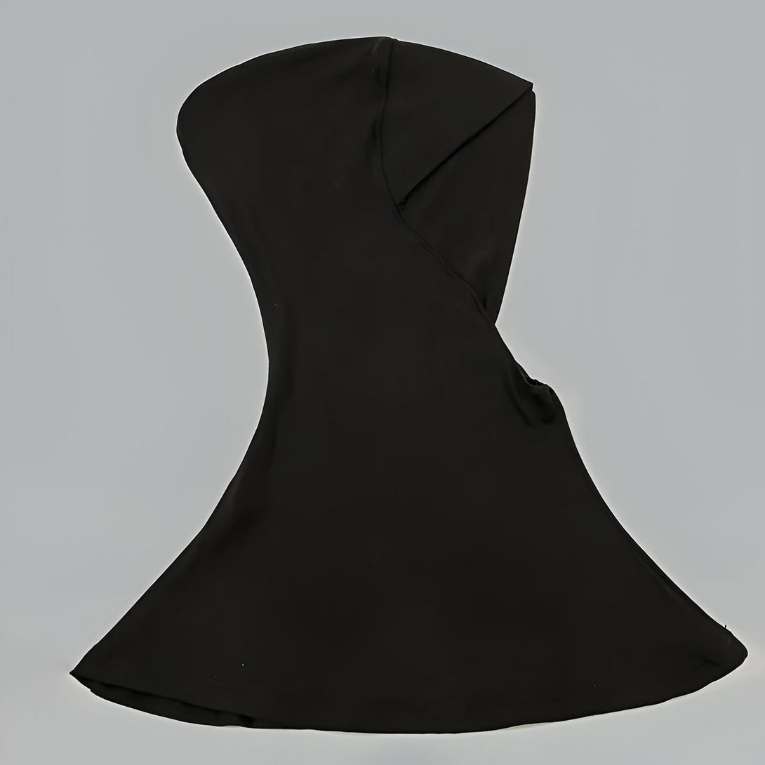 Un hijab noir à capuchon, parfait pour les femmes musulmanes.